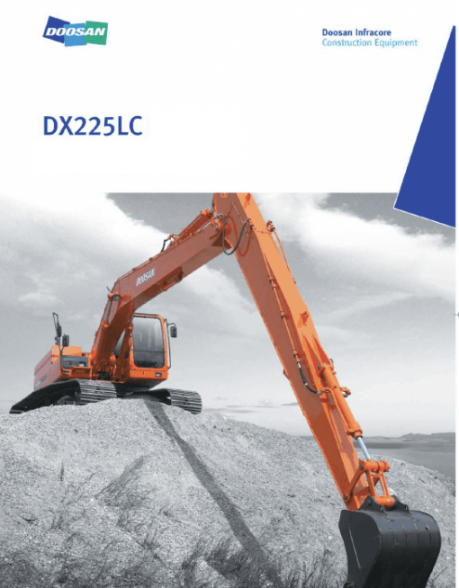 Doosan Daewoo DX225LC Excavator Service Manual