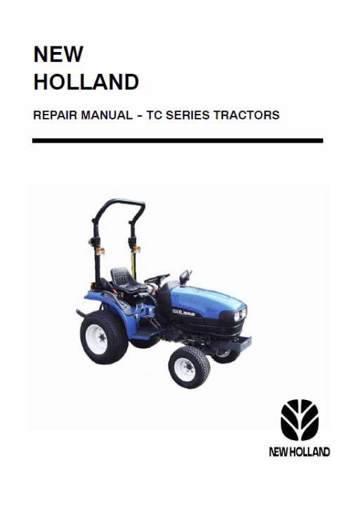 New Holland TC18, TC18D, TC21D, TD24D Tractor Service Manual - Image 2