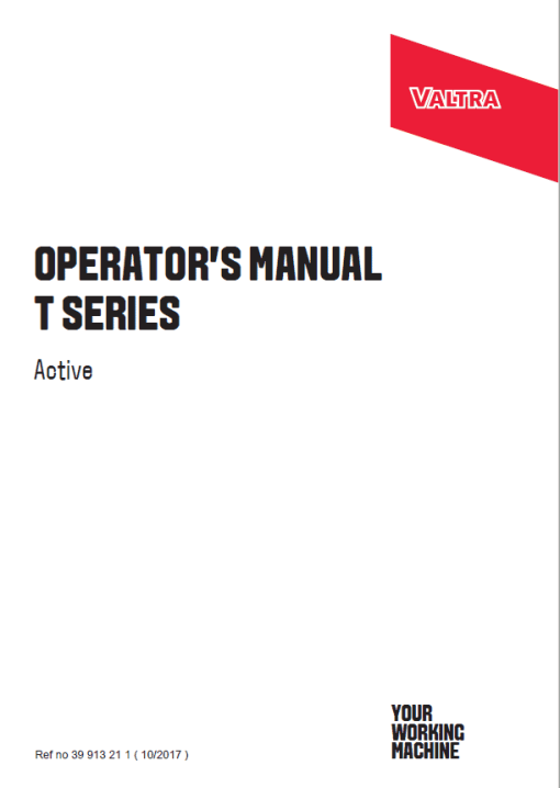 Valtra T154 A 1A7, T194 A 1A7, T234 A 1A7 Tractors (Stage III A) Service Repair Manual - Image 2