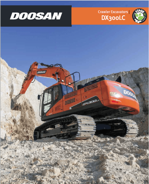 Doosan Daewoo DX300LC Excavator Service Manual