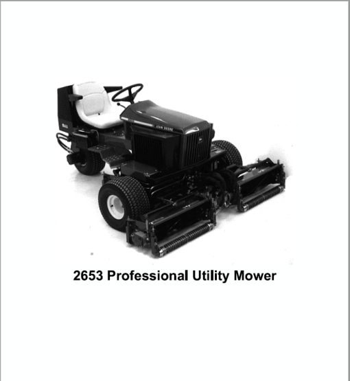 John Deere 2653, 2653A Utility Mower Repair Technical Manual - Image 5