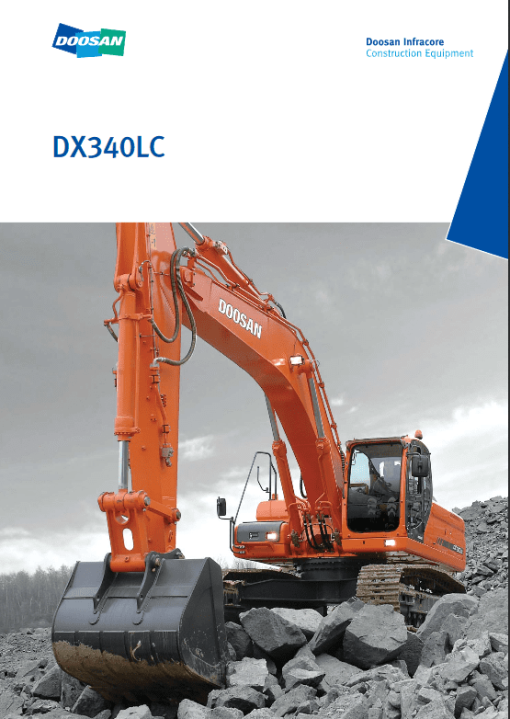 Doosan Daewoo DX340LC Excavator Service Manual