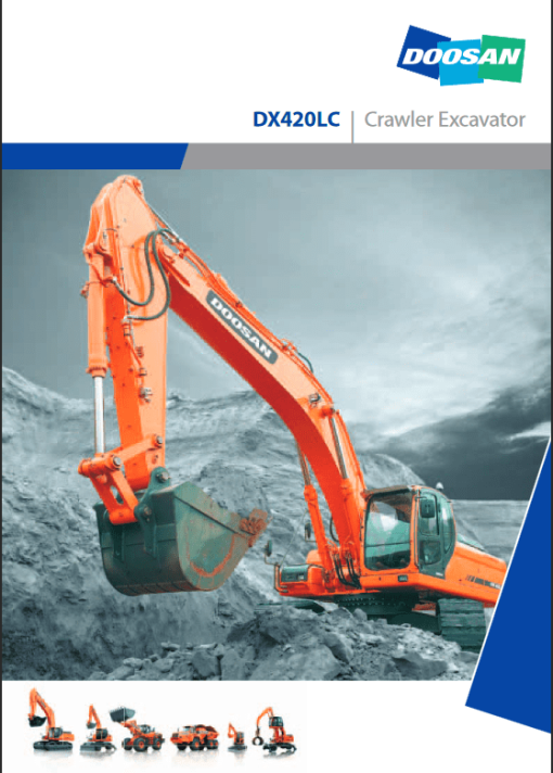 Doosan Daewoo DX420LC Excavator Service Manual