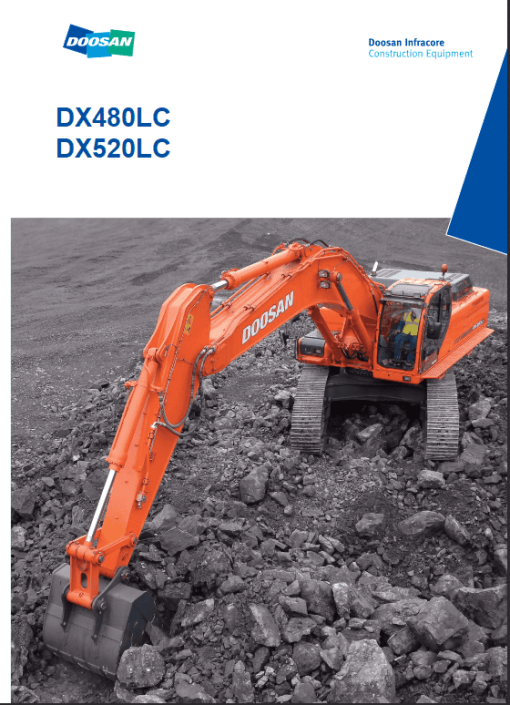 Doosan Daewoo DX480LC, DX520LC Excavator Service Manual