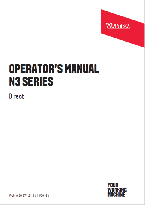 Valtra N123D, N143D, N163D Tractors Service Repair Manual - Image 2