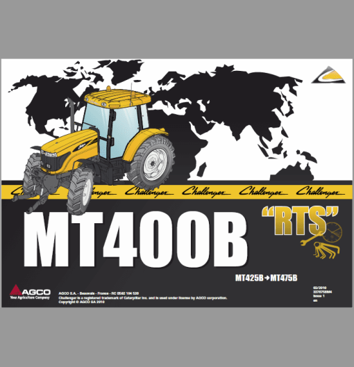 Challenger MT465B, MT475B Tractor Service Manual