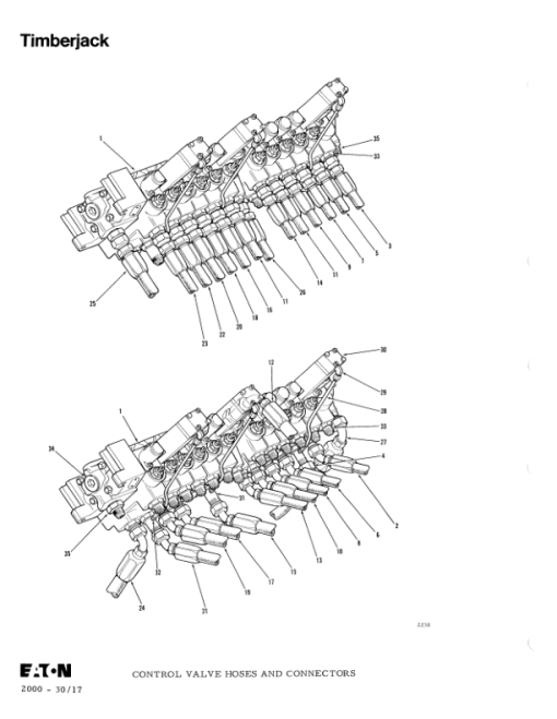 John Deere RW30 Wheeled Harvesters Parts Catalog Manual - Image 2