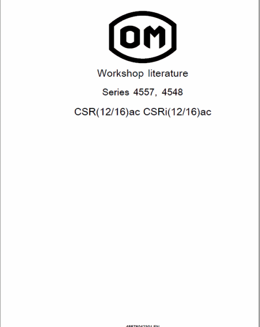 OM PIMESPO FIAT CSR, TLR, CSRi, TSR, CSR12ac, CSR16ac Workshop Repair Manual - Image 5