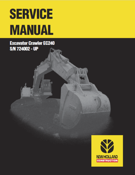 New Holland EC240 Crawler Excavator Service Manual