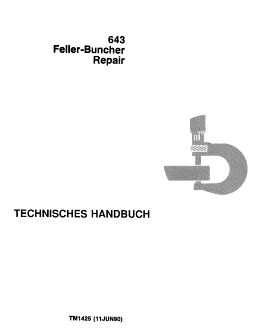 John Deere 643 Feller Buncher Repair Technical Manual