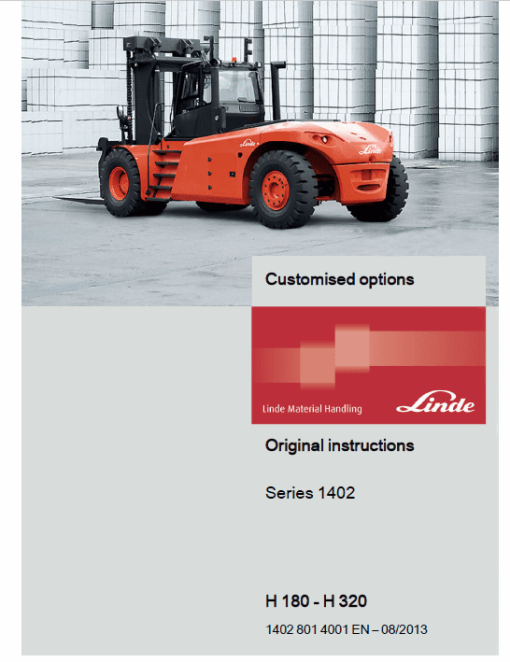 Linde Series 1402 IC Truck: H180, H200, H220, H250, H280, H300, H320 Service Training Manual - Image 2