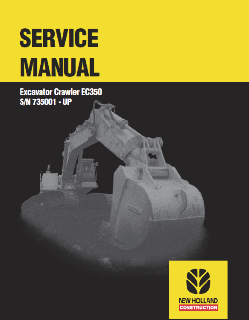 New Holland EC350 Crawler Excavator Service Manual