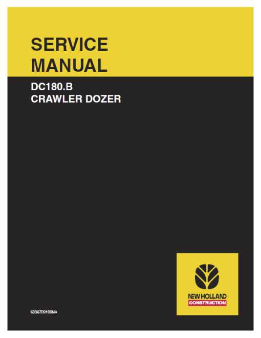 New Holland DC180.B Crawler Dozer Service Manual