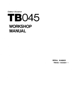 Repair Manual, Service Manual, Workshop Manual