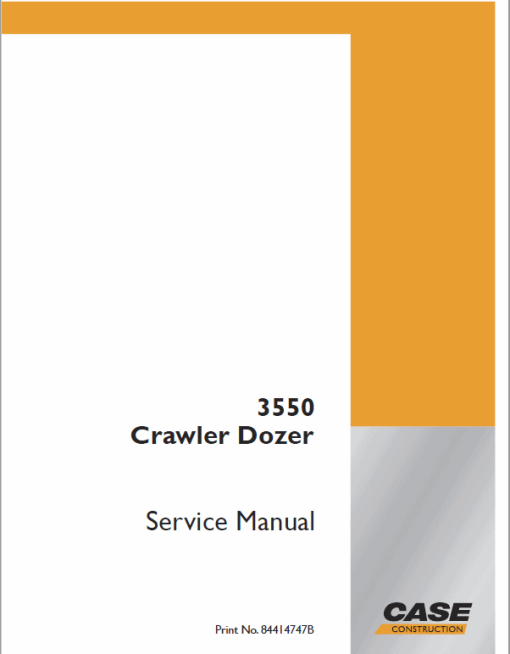 Case 3550 Crawler Dozer Service Manual