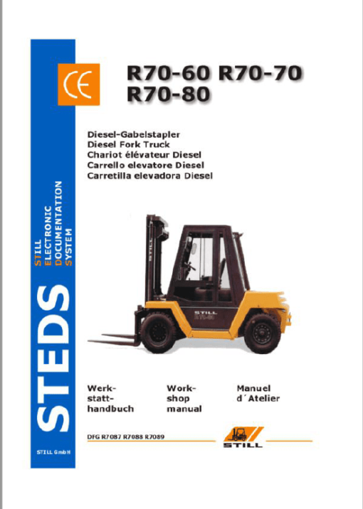 Still Electric Fork Truck R70: R70-60, R70-70, R70-80 Repair Circuit Workshop Operating Manual - Image 2