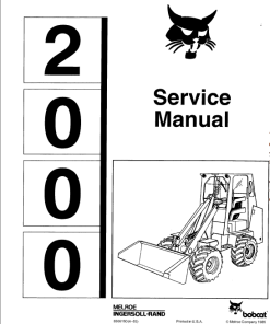 Repair Manual, Service Manual, Workshop Manual