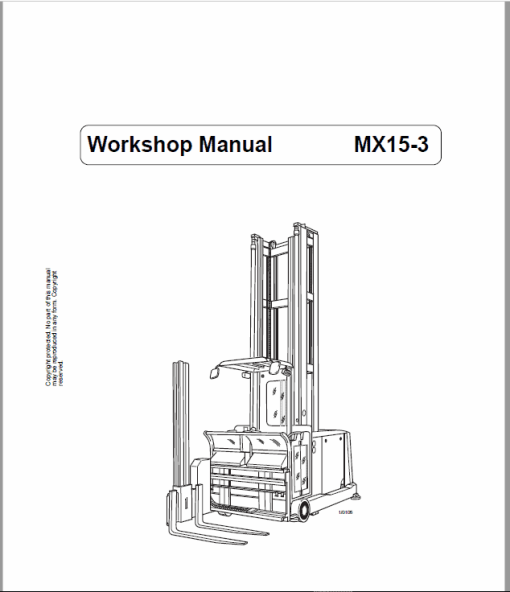 Still MX15-3 Order Picker Workshop Repair Manual