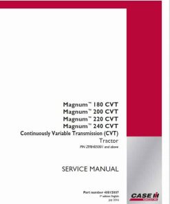 Repair Manual, Service Manual, Workshop Manual