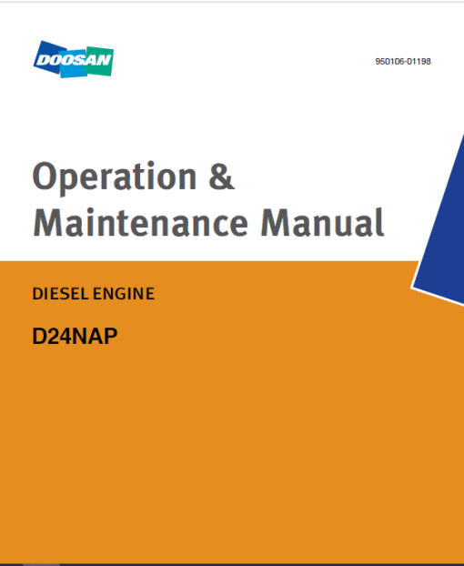 Daewoo D24NAP Engine Operation and Maintenance Manual