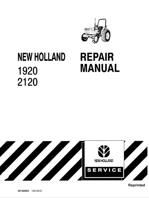 Ford New Holland 1920, 2120 Tractor Service Manual