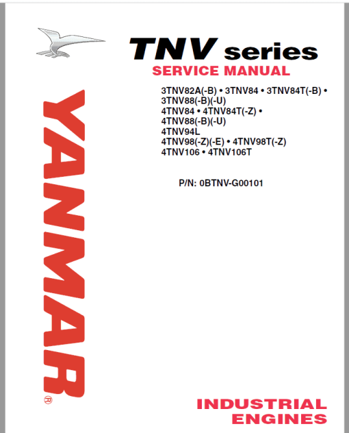 YANMAR TNV Series Engines Service Repair Manual