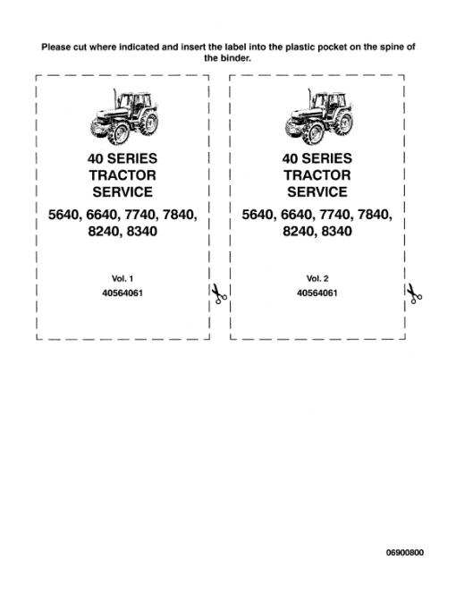 Ford 7840, 8240, 8340 Tractor Service Manual