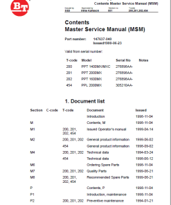 Repair Manual, Service Manual, Workshop Manual