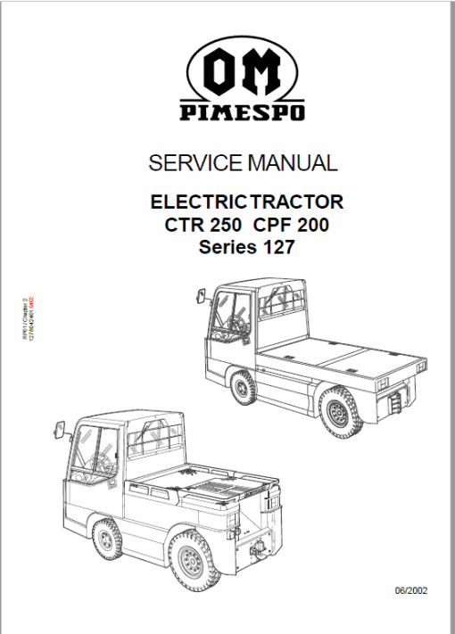 OM PIMESPO FIAT CTR 250, CPF 200, CTR 60 Workshop Repair Manual