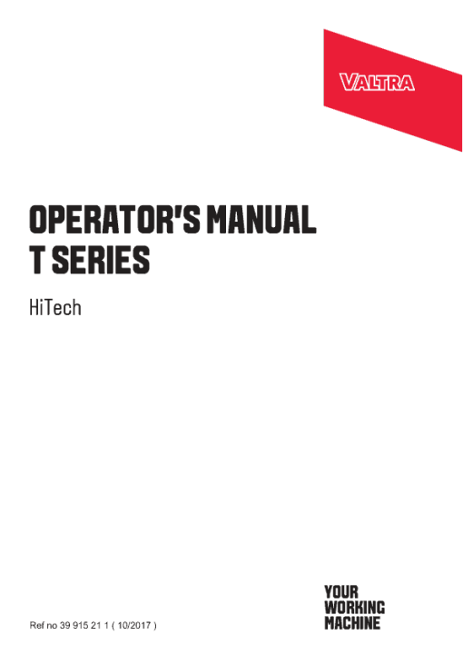 Valtra T154 H 1A7, T194 H 1A7, T234 H 1A7 Tractors (Stage III A) Service Repair Manual - Image 2