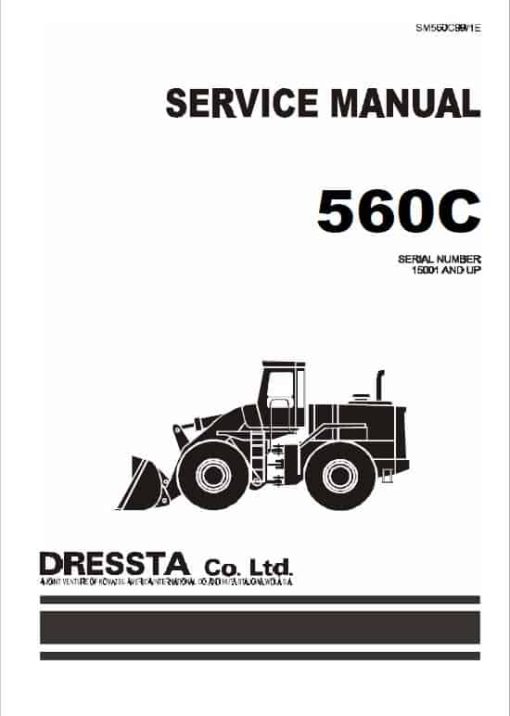 Komatsu Dressta 560C Wheel Loader Service Manual