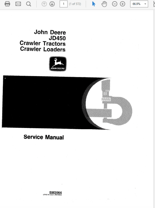 John Deere 450 Crawler Tractor Repair Technical Manual (SM2064)