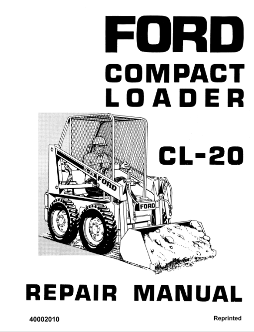 Ford CL-20 Compact Loader Service Manual