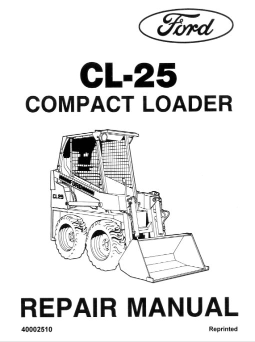 Ford CL-25 Compact Loader Service Manual