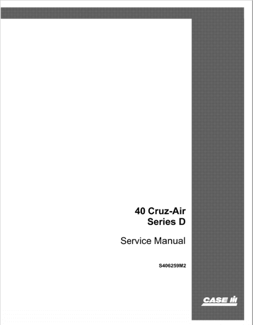 Drott 40 Cruz Air Excavator Series D Service Manual