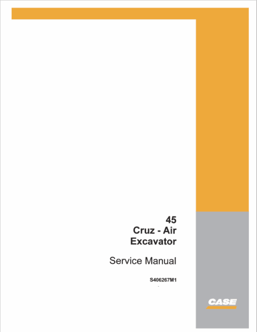 Drott 45 Cruz Air Excavator Service Manual