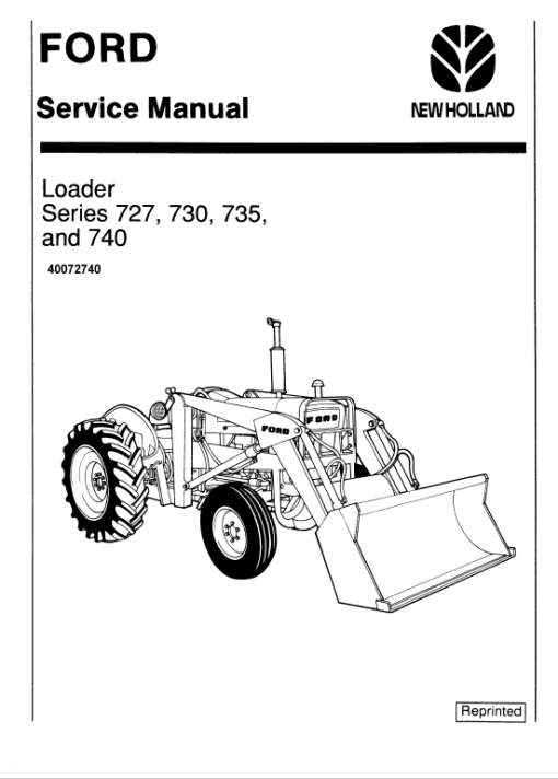 Ford 727, 730, 735 and 740 Loader Service Manual