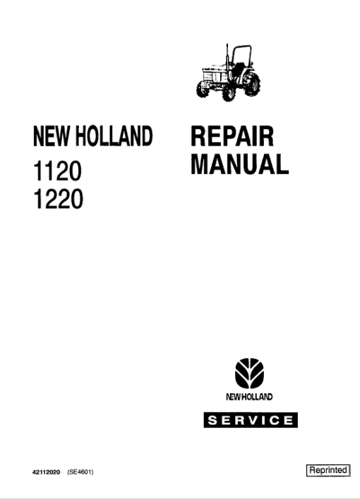 Ford 1120, 1215 and 1220 Tractor Service Manual