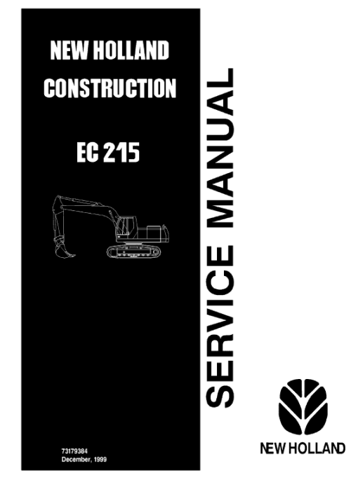 New Holland EC215 Excavator Service Manual