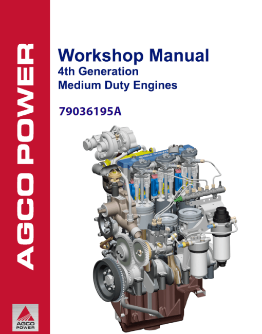 AGCO 4th Generation Medium Duty Engines Manual