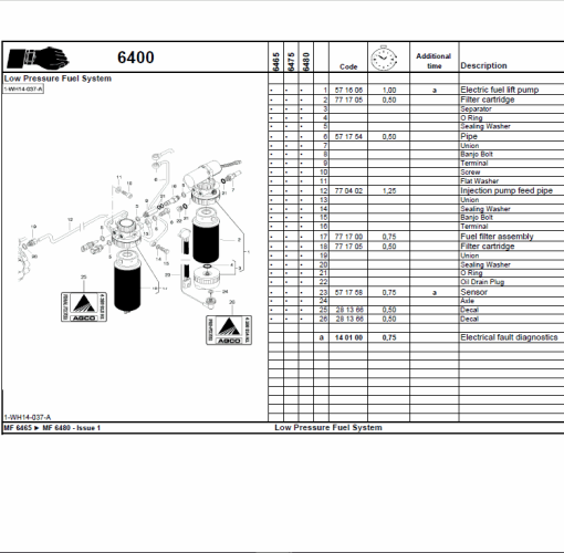 Massey Ferguson 6445, 6455, 6460, 6465, 6470, 6475, 6480 Tractor Service Manual - Image 4