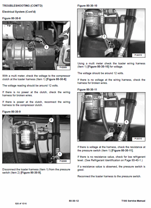 Bobcat T180 Compact Loader Service Manual - Image 7