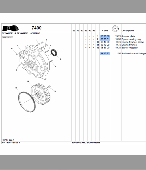 Massey Ferguson 7485, 7490, 7495, 7497, 7499 Tractor Service Manual - Image 2