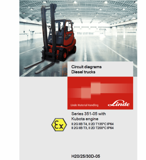 Linde Type 351 LPG Forklift Truck: H20, H25, H30, H35  Service Training Manual - Image 6