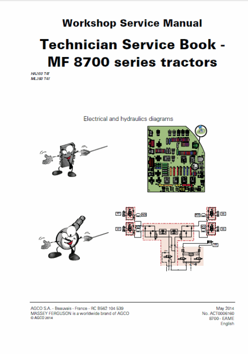 Massey Ferguson 8727, 8730, 8732, 8735, 8737 Tractor Service Manual - Image 4