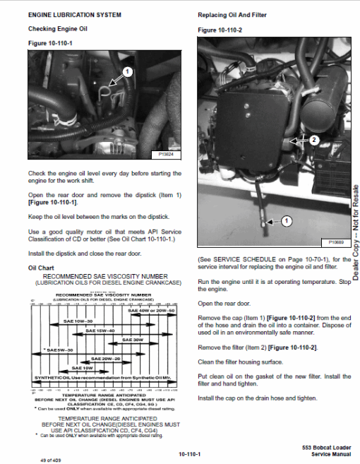 Bobcat 553 Skid-Steer Loader Service Manual - Image 9