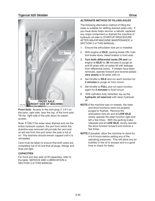 Tigercat 620 Skidder Repair Service Manual (6200111 - 6200499) - Image 4