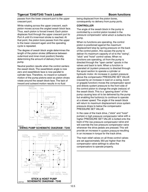 Tigercat T240, T245 Loader Repair Service Manual - Image 3