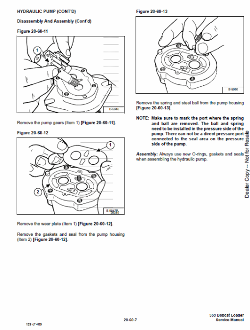 Bobcat 553 Skid-Steer Loader Service Manual - Image 8