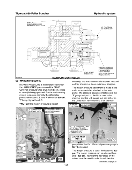 Tigercat 830 Feller Buncher Repair Service Manual (8300111 to 8300189 or 830T0111 to 830T0189) - Image 3